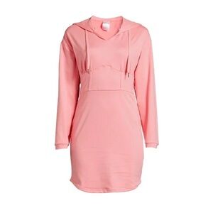 Pink Mini Hoodie Dress